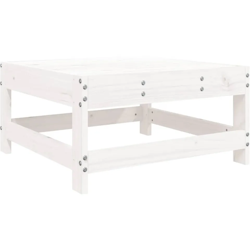 vidaXL 10-delige Loungeset massief grenenhout wit, foto 3