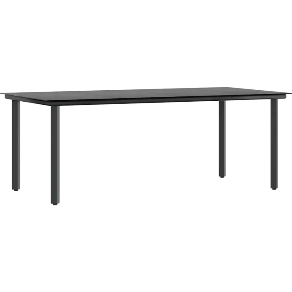 vidaXL 9-delige Tuinset met kussens poly rattan glas bruin, foto 3