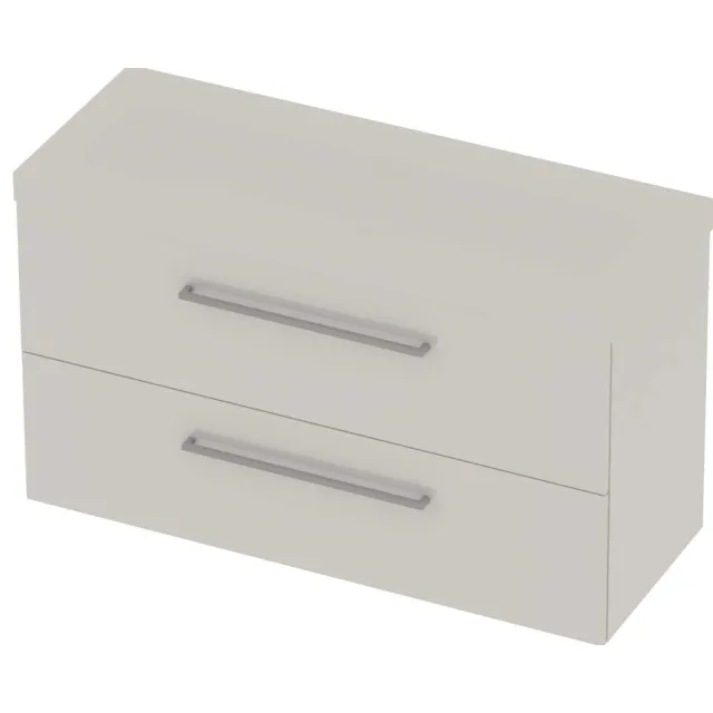 Basic-Line Moby 46 Badmeubelset Polystone 120x46x66 cm M46MWDHW1200 Ice White Mat Wit