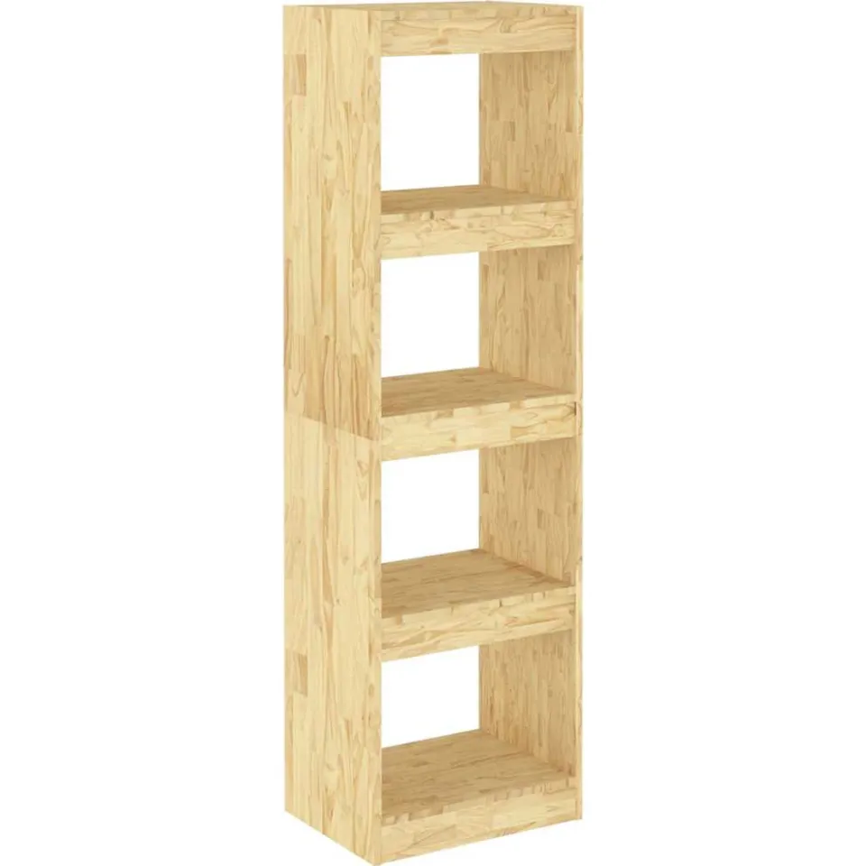 vidaXL Boekenkast / kamerscherm 40x30x135,5 cm massief grenenhout Bruin