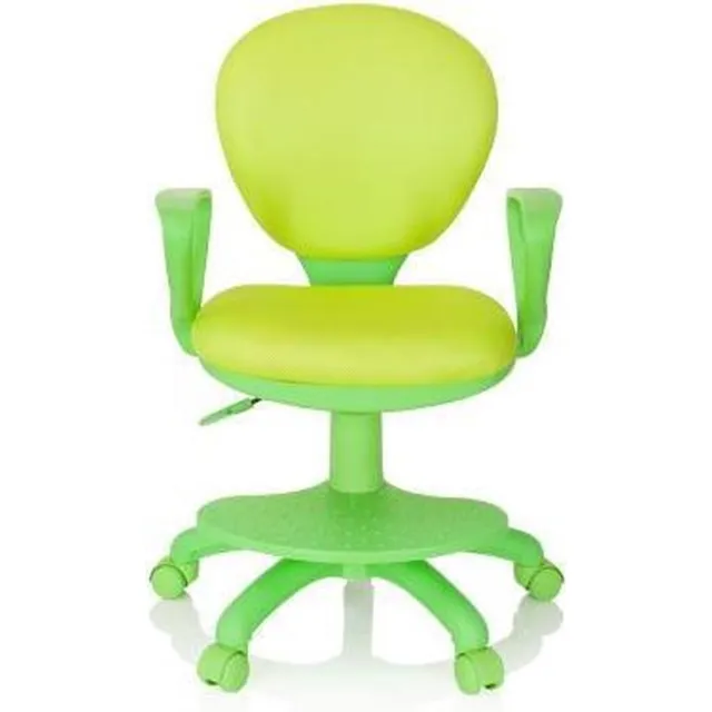 hjh office Bureaustoel - Met Armleuning - Kinderen - Stof - Groen - KID Colour