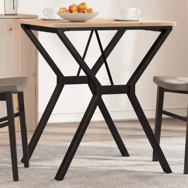 vidaXL Eettafelpoten Y-frame 60x60x73 cm staal Zwart