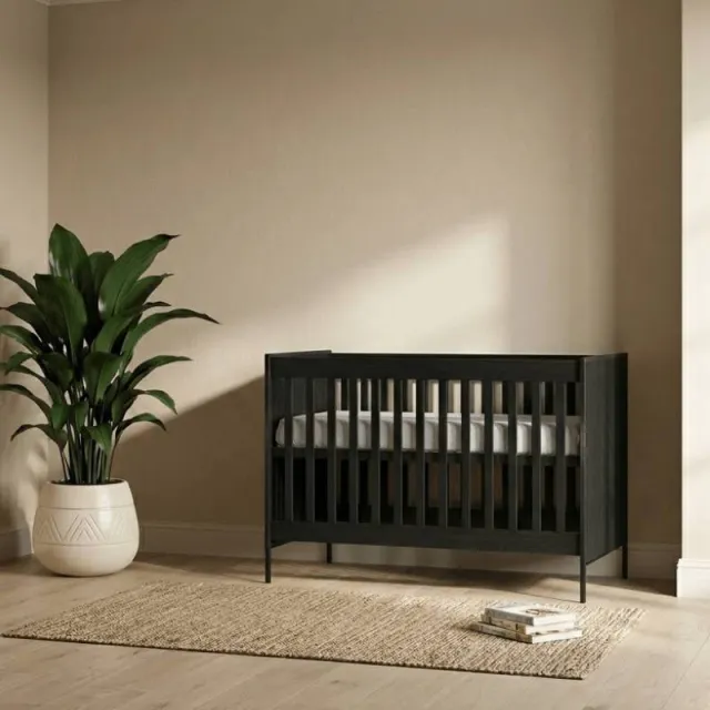 Cabino Born Lucky Marble babybed zwart, foto 2