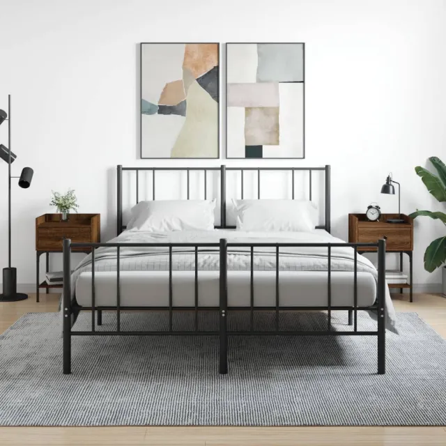 vidaXL Nachtkastjes 2 st 35x34,5x70 cm bewerkt hout gerookt eikenkleur, foto 2