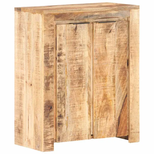 vidaXL Dressoir 59x33x75 cm ruw mangohout Bruin