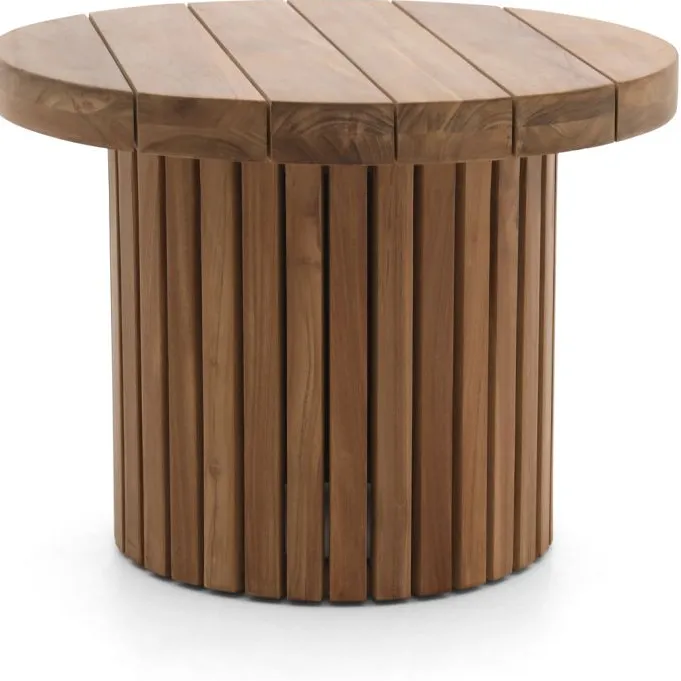 Tierra Outdoor Marapa lounge tuintafel ø 60cm (h: 45cm) bruin, foto 4