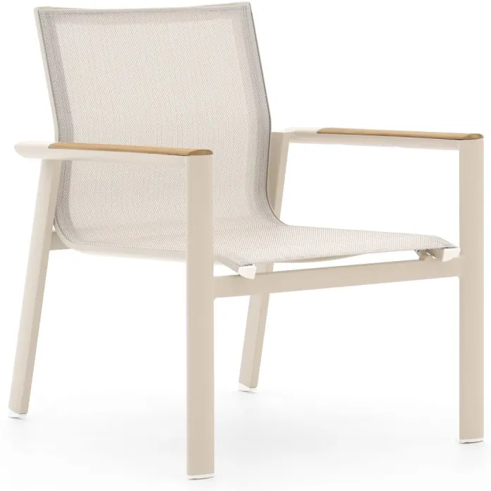 Forza Furniture Forza Asmonte stoel-bank loungeset 4-delig wit, foto 3