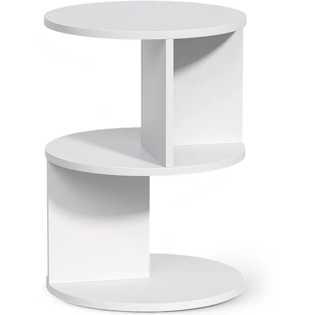 Vicco bijzettafel Trino, Wit, 40 x 40 cm