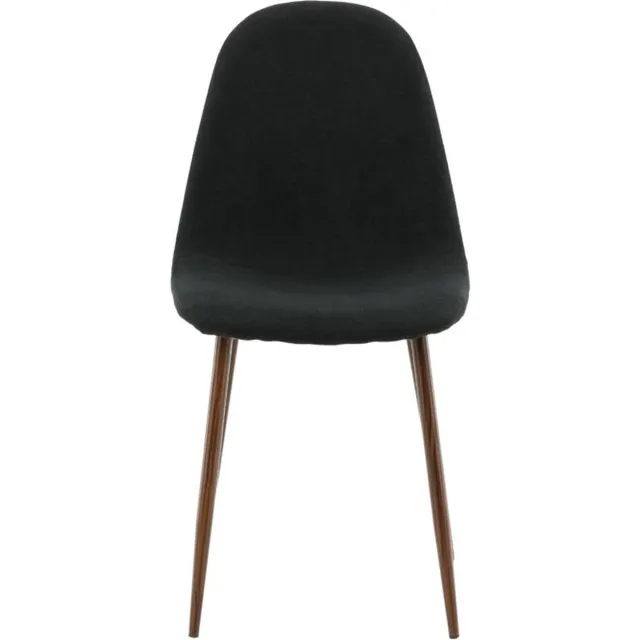 Venture Home Venture-Home-Eetkamerstoelen-2-st-Polar-polyester-zwart-en-naturel