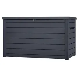 Keter Kussenbox Ontario - Houtlook - Antraciet - 870l - 147x83x86cm