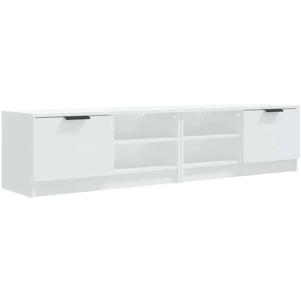 vidaXL Tv-meubels 2 st 80x35x36,5 cm bewerkt hout wit