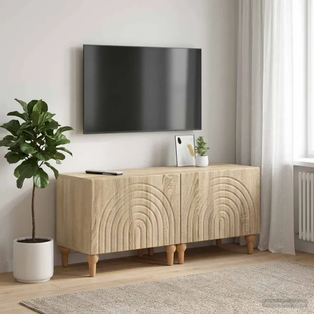vidaXL Tv-meubel Sonoma Eiken Bewerkt hout, foto 2