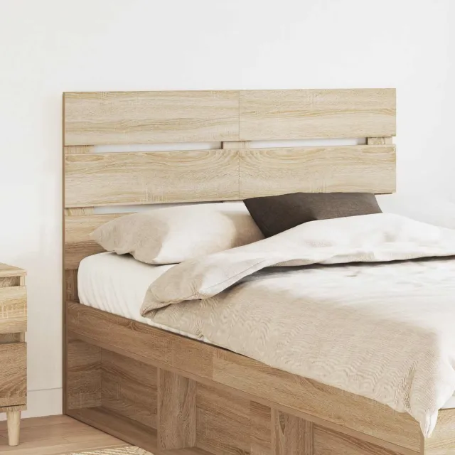 vidaXL Hoofdbord Sonoma Eiken Bewerkt hout Bruin