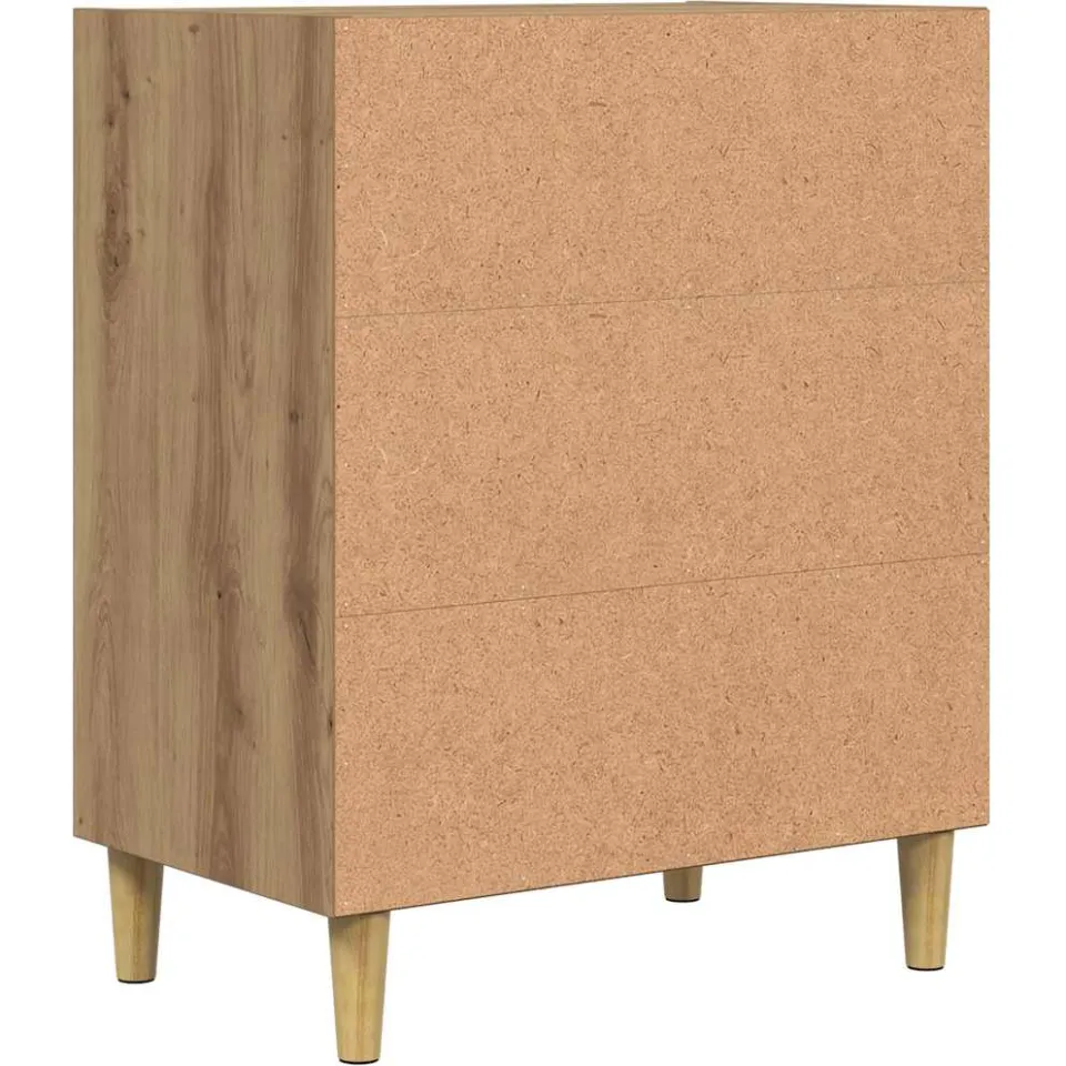 vidaXL Dressoir 57x35x75 cm bewerkt hout artisanaal eikenkleurig, foto 3