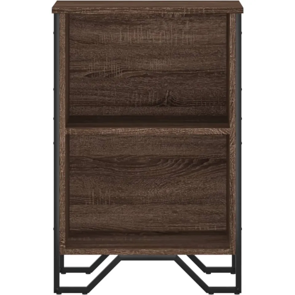 vidaXL Boekenkast 50x31x74,5 cm bewerkt hout bruin eikenkleur, foto 4