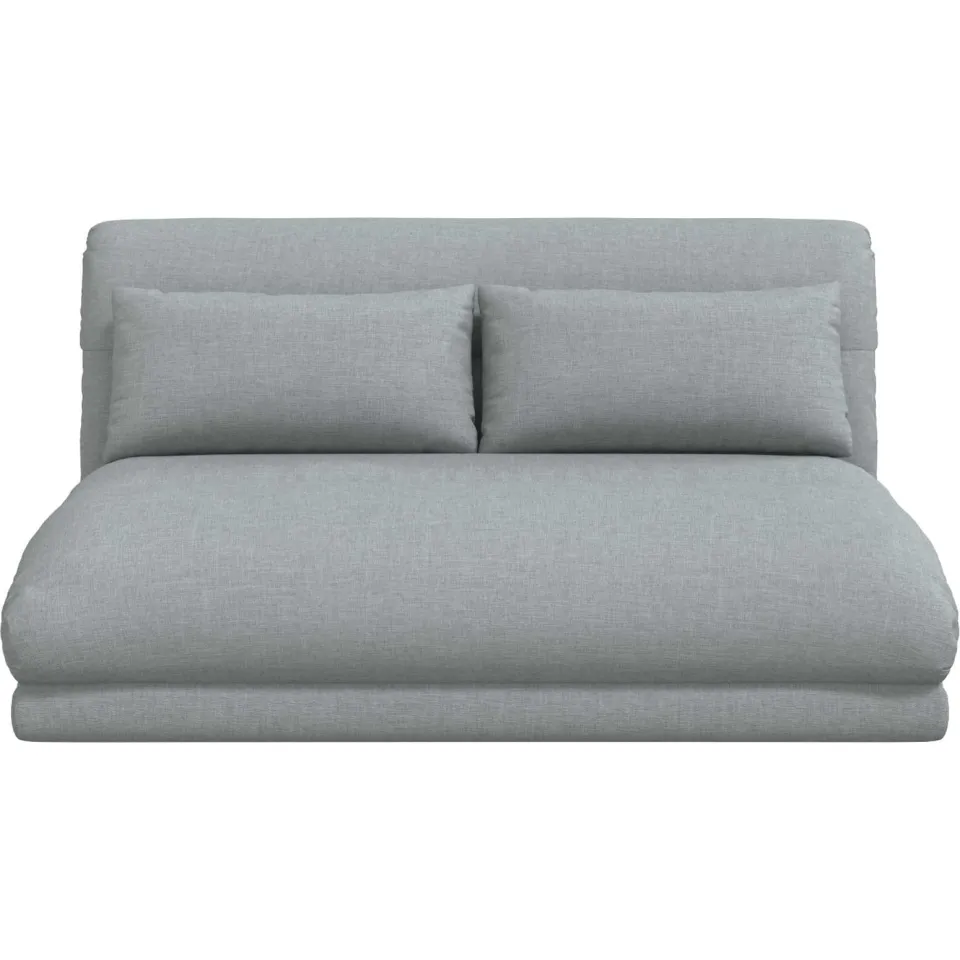 vidaXL Verstelbare vlo stoelen Lichtgrijs Stof, foto 4