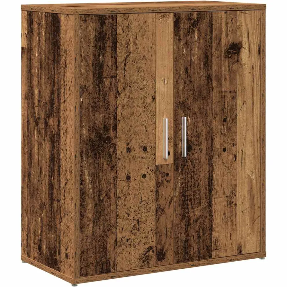 vidaXL Dressoir Oud Hout 60x31x70 cm Engineered Wood bruin, foto 3