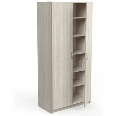 Duraline 2-deurs Multifunctionele Kast hout eiken, foto 4