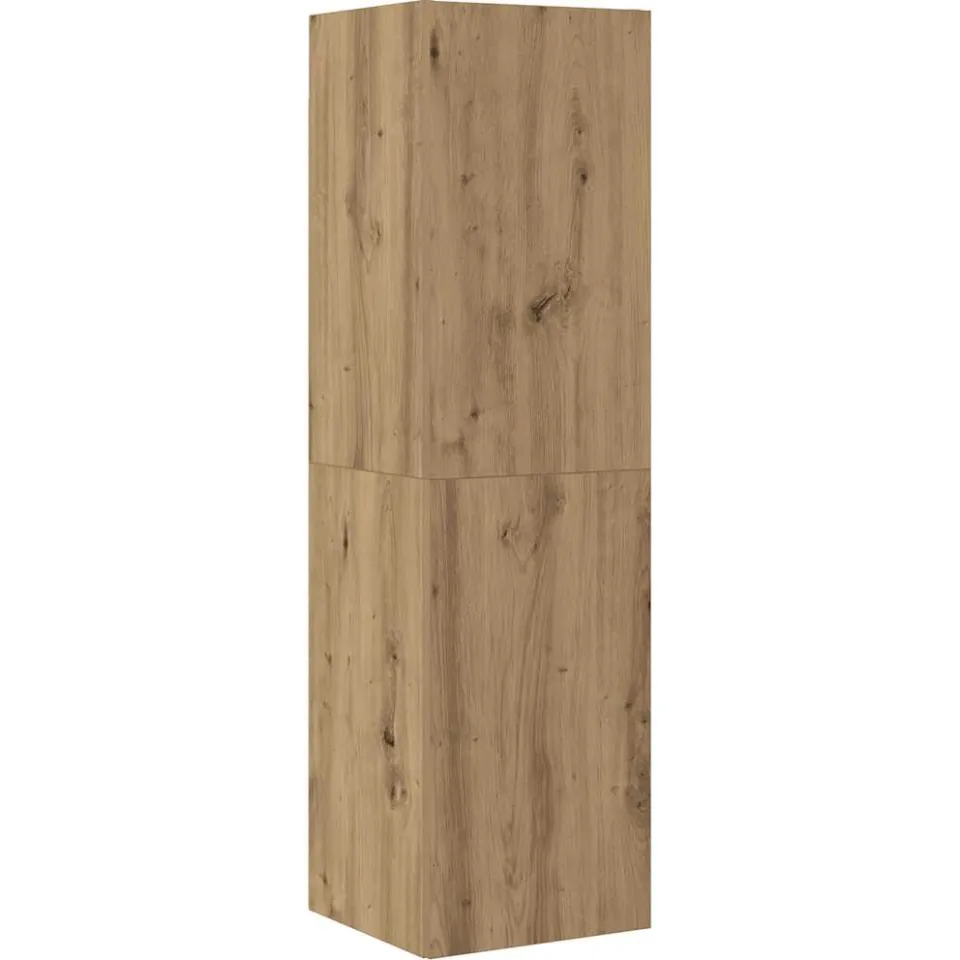 vidaXL 4-delig Tv-meubelset wandmontage bewerkt hout artisanaal eiken, foto 3