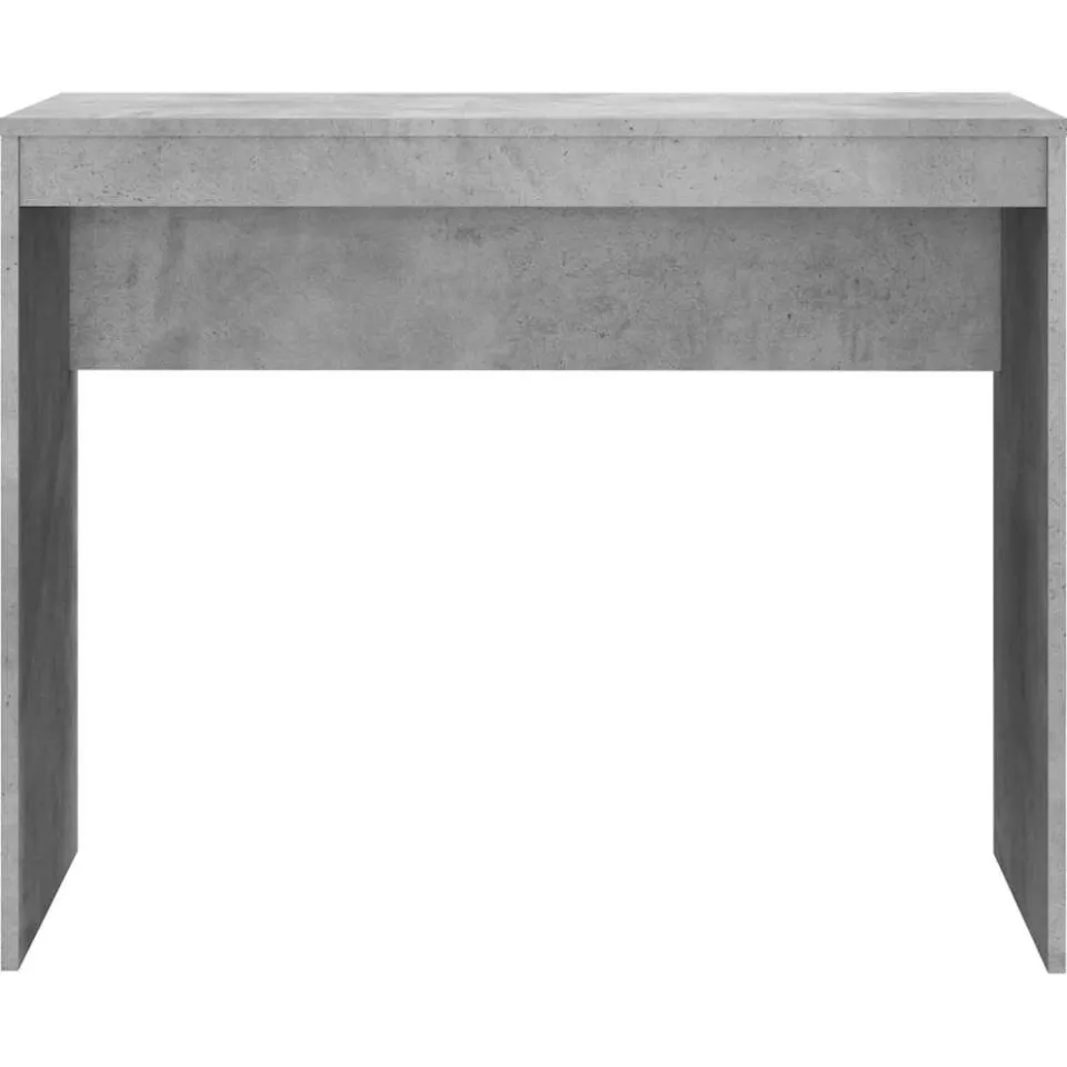 vidaXL Bureau 90x40x72 cm bewerkt hout betongrijs grijs, foto 4