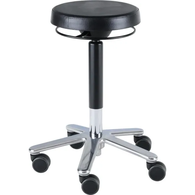 Wesjon Tabouret PEB3060 Opdik - 3D neigmechaniek - chrome - PUR zitting