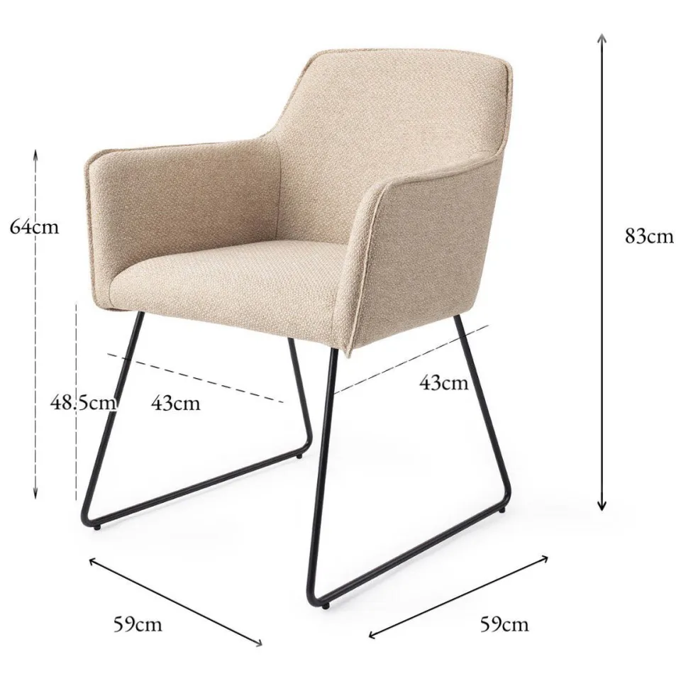 Jesper Home eetkamerstoel Hofu wild walnut, foto 6