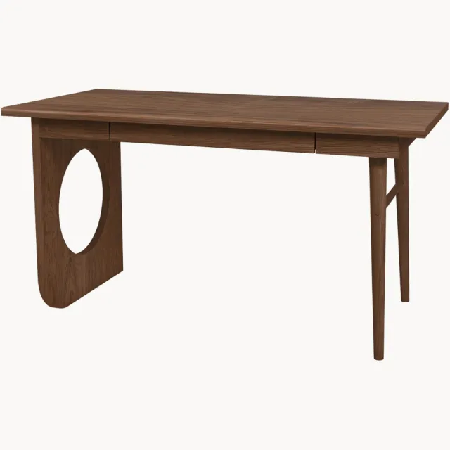 Woodman Houten bureau Bau met lade Bruin