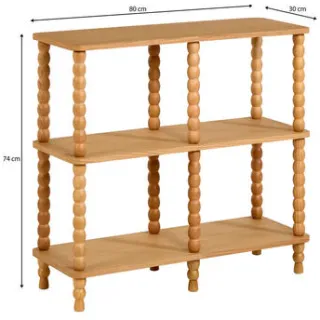Kwantum Shelf open kast naturel, foto 2