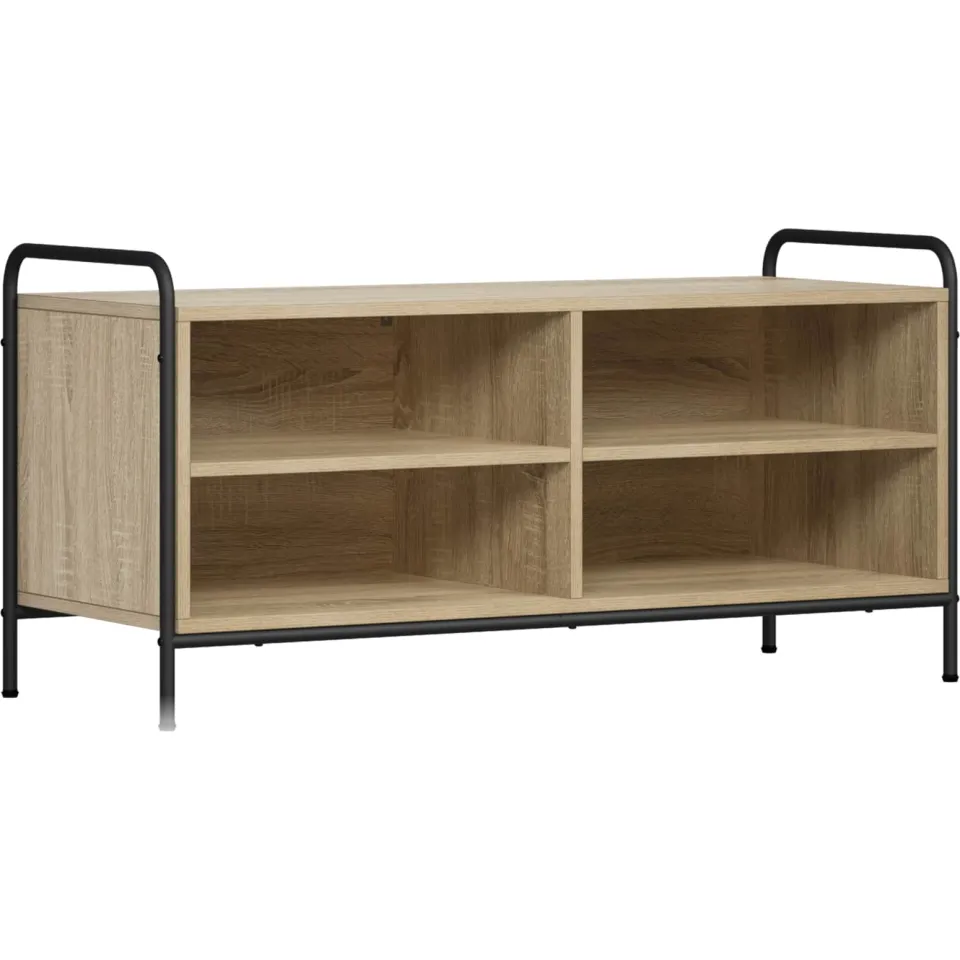 vidaXL Tv-meubel 140 x 39,5 x 50 cm Sonoma Eiken Bewerkt hout, foto 3