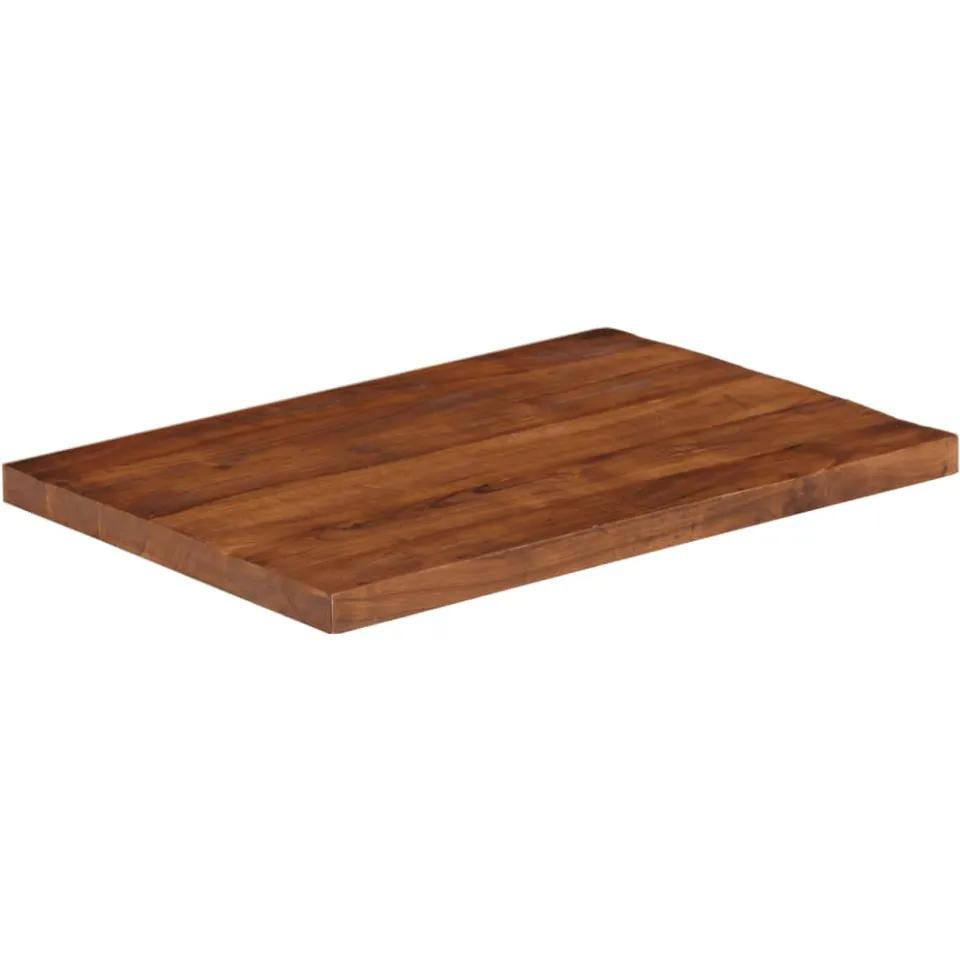 vidaXL Tafelblad rechthoekig 80x70x2,5 cm massief gerecycled hout Bruin