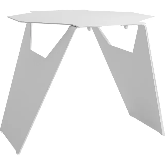 Gorillz Hive Bijzettafel - Moderne Salontafel - koffietafel - Metaal - Design- Wit
