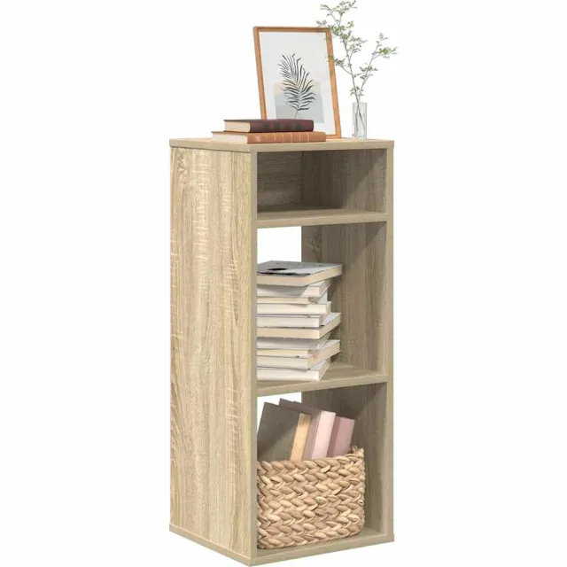 vidaXL Boekenkast 34x31x80 cm bewerkt hout sonoma eikenkleurig