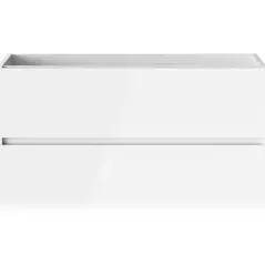 Tiger Wastafelonderkast Condo 100cm - Hoogglans Wit - Met 2 Lades