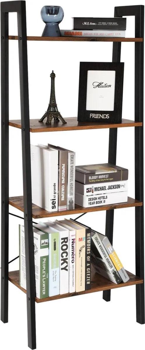 Bobbel Home Vintage Boekenkast Zwart
