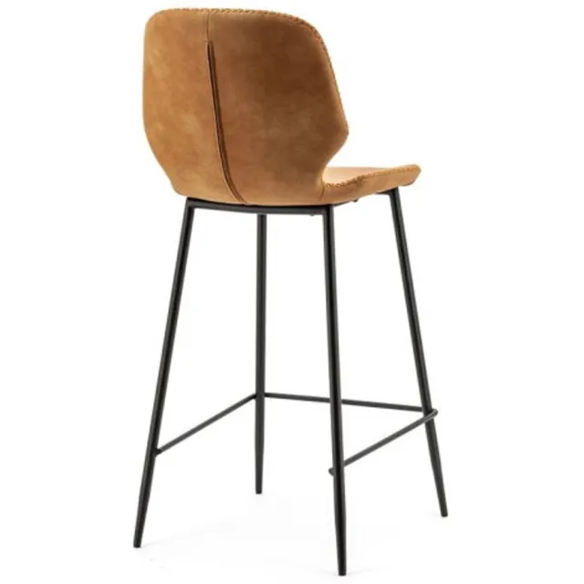 Meubelplaats Barstoel Seashell | BY-BOO-Cognac - barstoelen set van 2