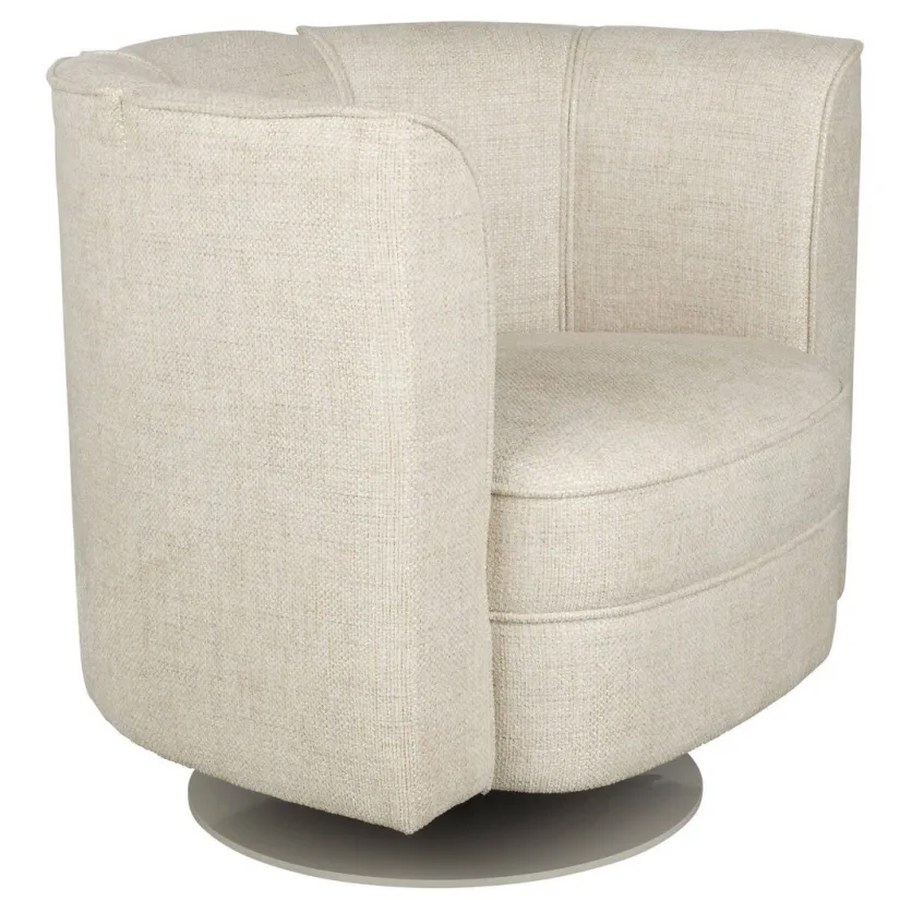 Dutchbone fauteuil Flower beige, foto 3