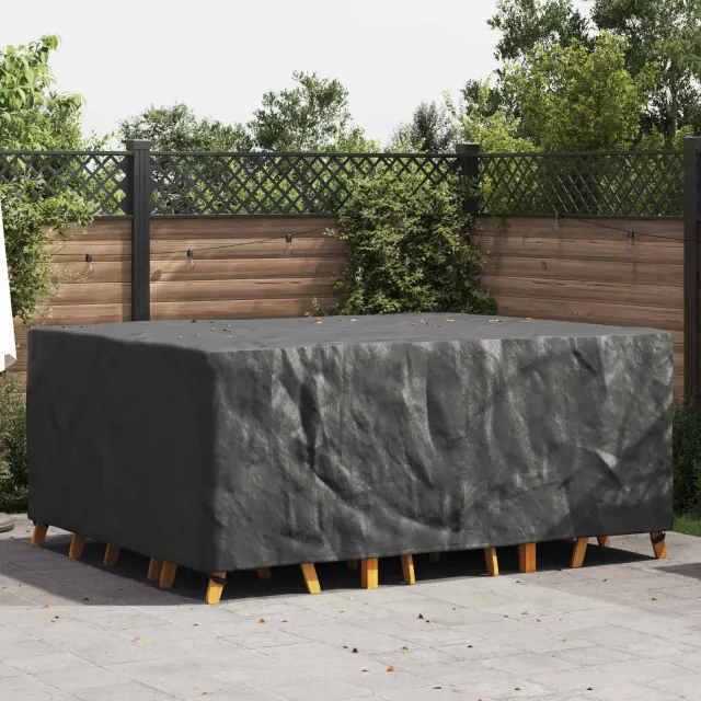 vidaXL Meubelhoes Effen Zwart 240 x 190 x 90 cm