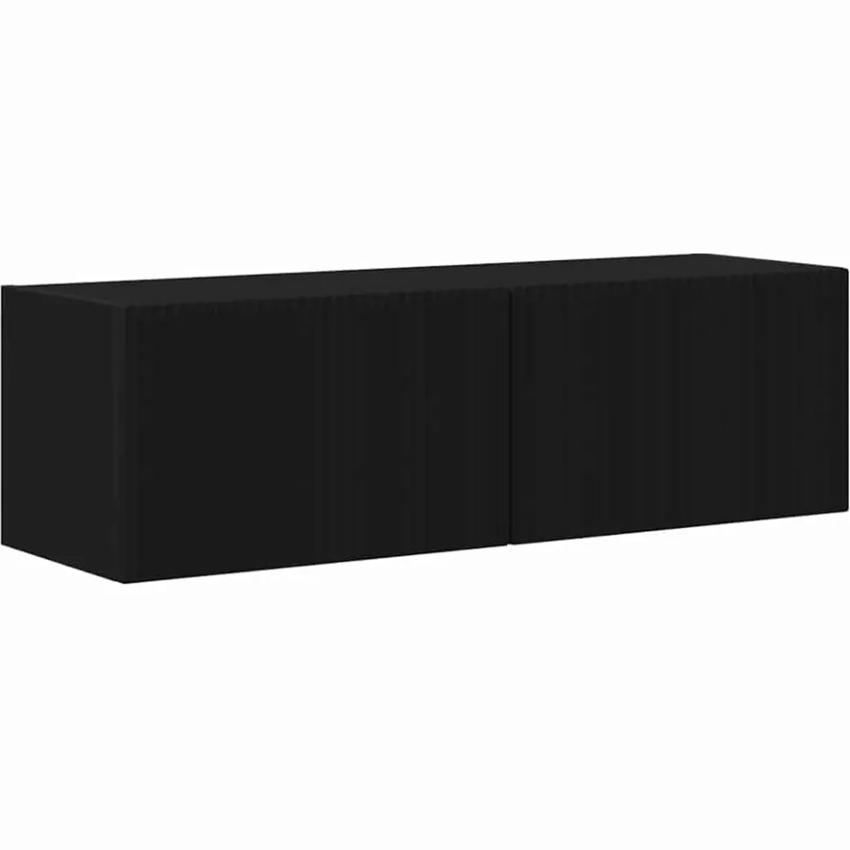 vidaXL TV Wandkast 98 x 31 x 29,5 cm Zwart Bewerkt hout, foto 3