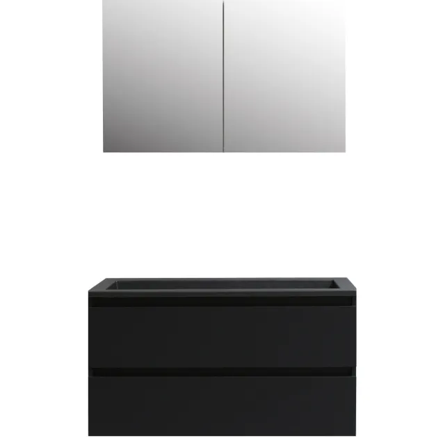 Boss & Wessing BWS Pepper badmeubelset mat zwart