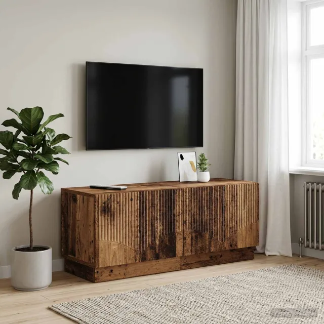 vidaXL Tv-meubel Oud hout Bewerkt hout Bruin