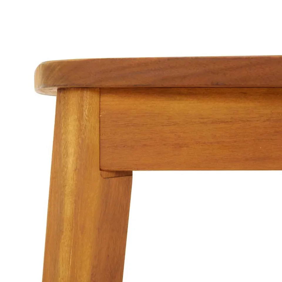 vidaXL Tuintafel 160x90x75 cm massief acaciahout bruin, foto 4