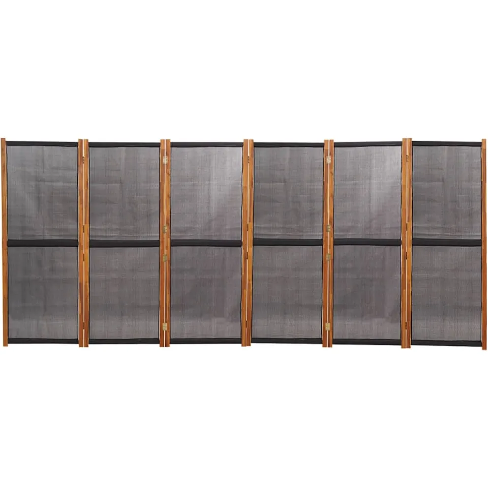 vidaXL Kamerscherm met 6 panelen 420x180 cm zwart, foto 4