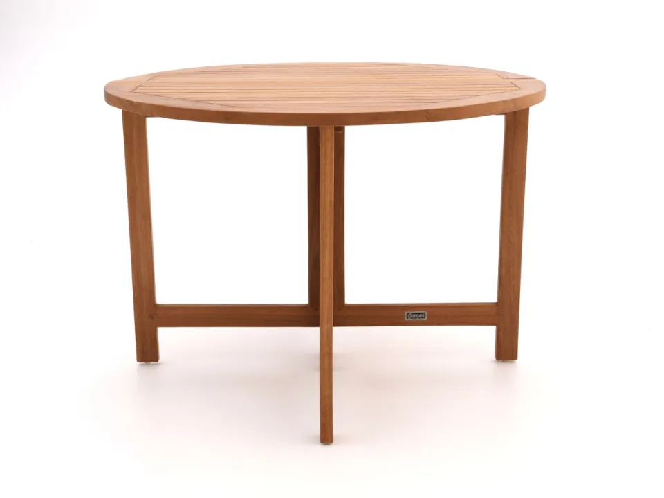Bellagio tuinmeubelen Sunyard Butterfly klaptafel ø 110cm (h:75cm) bruin, foto 4