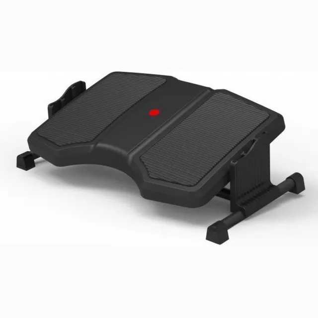 IVOL TWIN Pro voetensteun - Voetensteun voor onder het bureau Zwart