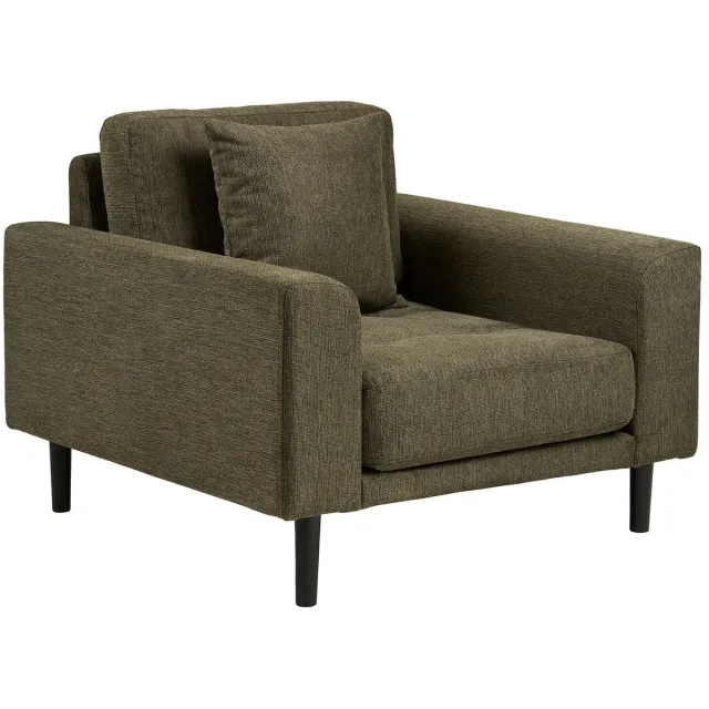 House Nordic Fauteuil Lido - Groen Stof - 92x90x54cm
