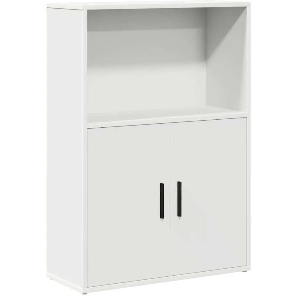 vidaXL Boekenkast 60x24x85 cm bewerkt hout wit, foto 3