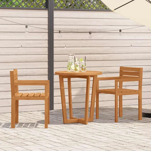 vidaXL 3-delige tuinset van massief acaciahout bruin, foto 2