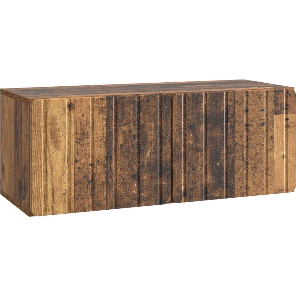 vidaXL Wandbeugel TV-kast 78,5 x 31 x 30 cm Oud hout Bewerkt hout Bruin