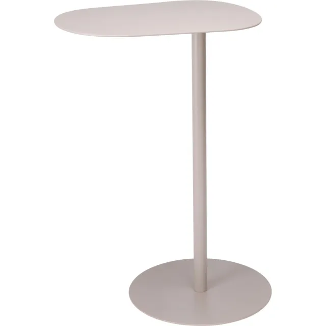 Trends4You coll Bijzettafel-organische vormen-53 cm hoog-zandkleurig