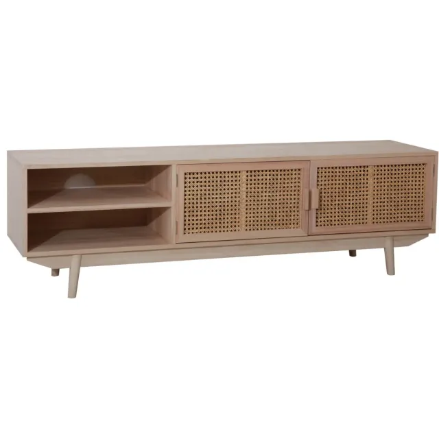 tv-meubel Freja rotan Bruin